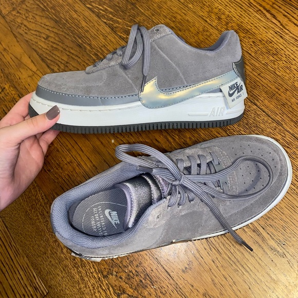•Nike Air Force 1 Jester in Gunsmoke •Barely worn - Picture 4 of 8
